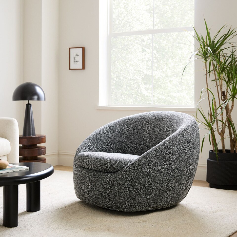 Cosy Swivel Chair West Elm Australia